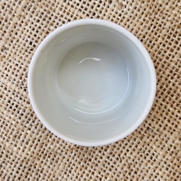 Tiny Limoges Cup or Vase with Blue and Yellow Butterflies - Picture 7 of 9